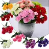 Decorative Flowers 7 Color Carnation Wedding Road Lead Flower Ball T Stage Decoration Event Layout Simulation Silk Row Table Vase