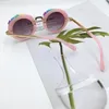 Pearls Kids Sunglasses Vintage Round Handmade Heart Child Eyewear Beach Sun Glasseaux Enfants Party Partye Gafas Girls N878 240412