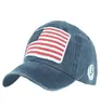 VS vlag Patch denim wasbaar 6 kleuren hoed honkbal petten verstelbare snapback mannen vrouwen buiten sportcap5597343