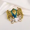 Broschen Retro Engel Flügel Brosche Personalisierte Tieradler Corsage Schmuck Herrenanzug Accessoires Pins Mode einfach