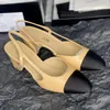 Talons de luxe Fashion Fashion High Heel Shoe Mule Mule Slipper Casual Slippers Designer Sandal Lady New Style Robe Shoes Party Cuir Sandale Outdoor High Quality Tlides
