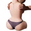 Aircraft cup famous ware simulation inverted double hole semi-solid doll adult long love sex products mens masturbation device BL6O