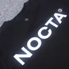 Nocta Designer Tide T Shirts Nocta Letterラミネートプリントショートスリーブハイストリートルーズ特大のカジュアルスポーツTシャツ100％ピュアコットントップ