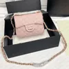 Torby projektantów Nowe torby na ramię dla kobiet CF Połączona tabby słynna marka Messenger Crossbody Bag Lady Square Torebki 1115