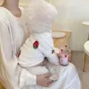 Vêtements pour chiens automne hiver saignement en peluche de animaux de compagnie chaude plie à sweat à sweat à sweat de chat veste mode bichon en peluche