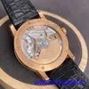 AP Mechanical MUBLITA Código de vigilancia 11.59 15210 o Relojes mecánicos de negocios de la placa negra del oro negro de oro rosa