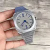 U1 Watch AAA di alto livello Octo Finissimo Sport orologi grigio Muovo meccanico automatico Uomo Grigio Canda in acciaio inossidabile cinghia retro trasparente orologio da polso 9T55