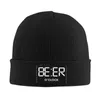 بيرة بيرة اوشلوك طباعة القبعة قبعة متماسكة الرجال النساء بارد للجنسين الشتاء قبعة بيني