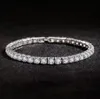 designer tennis luxury Bracelet Stainless Steel Moissanite Link Chain Bracelets bangles Valentines Day gift girlfriend Chirstmas j5454980