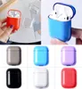 Einfache Kristall -Clear -PC -Hardkoffer für AirPods 12 Earphone Conbon Color Ultradünde Gehäuse Beschützer für AirPods Ladekastenabdeckung2359550