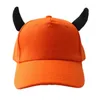 Ball Caps Adult Halloween Baseball Carnival Music Festivals Sport Chapeau pour femme Visor extérieur des hommes avec décoration de klaxon de diable