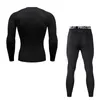 Herren Thermal Unterwäsche Basisschicht Kompression Strumpfhosen Fitnessstudio Jogger Fitness Sportswear Voller Anzug Tracksuit Thermohemd Leggings 4xl