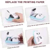 طابعة حرارية محمولة Mini Cat Print Pocket Thermal Label Printer 58mm Printing Wireless Bluetooth Android IOS Printers 240417