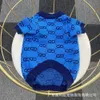 Autumn Winter Pet Fashion Sweater New Dog and Cat Blue Letter Round pescoço de dois pés roupas quentes