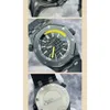 Designer Watch Luxury Automatic Mechanical Watches 15706au Forged Carbon Ceramic Ring Black Yellow Color Matching Date Mens Movement Wristwatch