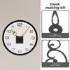 Horloges Accessoires Quartz Mouvement d'horloge Mécanisme de mur silencieux Remplacement en plastique opéré