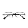 Optiska glasögon för män Kvinnor Retro Designer 2101 Fashion Sheet Glasses Half Frame Detaljerad Elasticitet Square Style Anti-Blue Light Lens Plate With Box