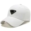 Top -Designer Praddas Cap Hats Baseball Caps Frühlings- und Herbstmütze Baumwoll -Sonnenschutzhut Männer Frauen Hut für Männer Hundert Designer Hat Fortieth