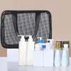 Borse di stoccaggio Dascitura in maglia Doccia portatile portatile con capacità di toilette rapida per la palestra Cosmetica da campeggio