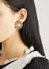Arrière les boucles d'oreilles Personnalité tempérament mode clair de luxe de luxe Clif de fleur pour vêtements