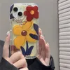 携帯電話のケース油絵の花の電話の電話ケース15 Pro Max Case Phone 13 11 12 14 Pro Max Xr XS X 7 8 Plus SEソフトショックプルーフカバー