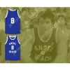 Niestandardowe mięs Turrello 8 Angel Beach Gators Blue Basketball Jersey Porky's Revenge Wszystkie zszyte rozmiar S M L XL XXL 3xl 4xl 5xl 6xl najwyższej jakości