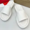 Açık Peep Toe Kadınlar Kalın Sole Flip Flops Pist Klasik Marka Tasarımcı Yaz Dış Yürüyüş Yumuşak Konfor Kadın Tatil Tasarımcı Terlik