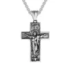 Collane a pendente in acciaio inossidabile Collana a croce religiosa Varie uomini e donne in Gesù credenti mitologia greca