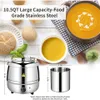 SB6000S Soup de bouillie Souple, acier inoxydable 10.5 QT COMPTOP Food Kettle chauffant