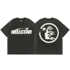 T-shirts Hllstar Shirt Short Slv t Mn Womn High Quality Strtwar Hip Hop Fashion T-shirt Hll Star Star Short Gry Black Havy Craft Unisx Graphic