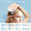 Elektrische hoofdhuidkop Massager Kneadvibrerend apparaat Gezondheidszorg Schouderhalsbeenarm Diepweefsel Massage Cat Pet Massager 240417