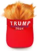 Feestmutsen Trump 2024 hoeden met haar honkbal petten supporter rally parade katoen c92 home tuin feestelijke feestartikelen