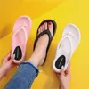 Kapcia 2024 Letnie grube platforma Sole kliny Flip Flip Flops for Women Clip Sandals Sandal