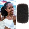 Şık Brezilyalı Remy Saç Afro Kinky Kıvırcık Dökme İnsan Saç Örgüsü 1 Bundle 50gpc Doğal Renk Örgüleri Saç No Weft 240409