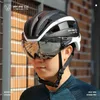 Capes à vélo masques à vélo de lunettes masculines verres une montagne de vélo de route femelle Casques de vélos pour hommes VTT de casqueur de casqueur à rouleaux de scooter L48