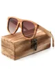 Sunglasses Retro Men039s Polarized Handmade Fashion Women Blue Good Quality Bamboo Wood Glasses15458335