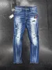 DSQ Phantom Turtle Men Men's Jeans Mens Designer Jeans Jeans Strained Musticed Guy Guy Coreal Hole Fashion Mass