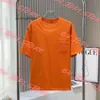 夏3DリリーフTシャツ男女コットンティーレターソリッド半袖丸首のカジュアルTシャツ599