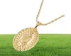 Virgin Mary Pendant Chain Necklace Women Gold Necklace Simple Valentines Day Gift5699521