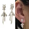 스터드 귀걸이 B36d Bowknot Sweet Ear Jewelry Replement 생일 선물을 위해 일정