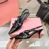 Sandalias de diseñador zapatos de vestir mujer Mujer zapatos de cuero genuino zapatos de hebilla de metal zapatos de fiesta formal zapatillas de boda moda comodidad de lujo tacón alto 5.5 cm