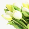 Decorative Flowers 1 Bouquet Simulated Tulips With 7 Fake Tulip For Wedding Decor PU PVC Artificial Flower Multiple Styles