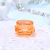 Storage Bottles HEALLOR 10Pcs 3g 5g Diamond Shaped Cosmetic Jars Skin Care Containers Lotion Bottle Vial Face Cream Sample Pot Nail Art Gel