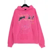 Designers män kvinnor hoodies pullover rosa hoody tröja tröjor tröja toppkvalitet lös tracksuit sport kostym överdimensionerad hoodie