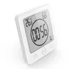 壁時計の取扱説明書デジタルクロックバスルームカウントダウンタイマーアラーム12/24時間オプション湿度ボタン付き湿度ディスプレイ
