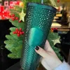 бутылка с водой Starbucks Double Barbie Pink Tumblers Durian Laser соломенная чашка тумблеры русалка пластиковая холодная вода кофейная чашка подарочная кружка L48