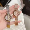 Montewatchs de monnaie de bracelet Watch Wristwatch Quartz Femme Femme Loes Watchs Clock Female Robe Relogio Feminino
