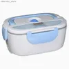 Bento Boxen 110 V 220 V Elektrische Heizung Lunchbox Lebensmittel Bento Heizung Reisboxen Lebensmittelheizung Kunststoff Liner Behälter Besteck Set für Zuhause L49