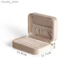 Accessoires Packaging Organisatoren Ring Container Velvet Box voor oorbellen Ring oorbellen voor oorbellen Sieradendoos Tissue Packaging voor kleine bedrijven Y240417