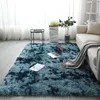 Luksusowy dywan czarny puszysty dywan kudły dywan do żywego ryo wygodnego puszysty dywan podłogowy do domu dekoracyjnego domu i salonu